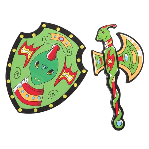 SOIMISS Kinderschaumstoff und Schild Weiches Piratenspielzeug für Rollenspiele Geräuschreduzierendes Stabiles Teiliges Kostümzubehör für Halloween und Outdoor von SOIMISS