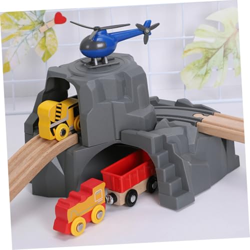 SOIMISS Kinderspielzeug Zugtunnel aus Robustem Kunststoff Leichtes DIY Modell für Eisenbahnstrecken Detailreiches Szene Zubehör Fördert Kreativität und Handwerkliche Fähigkeiten bei von SOIMISS