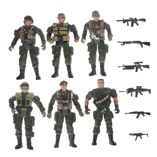 SOIMISS Kleine Militärsoldaten Modelle Teilig Miniatur Figuren für Sandkasten Dekoration Realistische Detailarbeit für Sammler und Robust und Handlich von SOIMISS