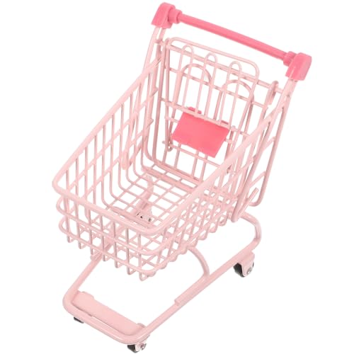 SOIMISS Kleiner Rosa Einkaufswagen Mini Dekorations Wagen für Zuhause Vielseitig Einsetzbar als Aufbewahrungskorb oder Fotorequisite für Kreative Inszenierungen und Unvergessliche SOIMISS Kleiner Rosa Einkaufswagen Mini Dekorations Wagen für Zuhause Vielseitig Einsetzbar als Aufbewahrungskorb oder Fotorequisite für Kreative Inszenierungen und Unvergessliche von SOIMISS