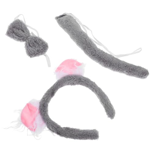 SOIMISS Koala Kostüm Set Tierkostüm Zubehör mit Plüsch Stirnband Fliege und Bequemes Halloween Cosplay Accessoire für Erwachsene Realistische Details für Party und Bühne SOIMISS Koala Kostüm Set Tierkostüm Zubehör mit Plüsch Stirnband Fliege und Bequemes Halloween Cosplay Accessoire für Erwachsene Realistische Details für Party und Bühne von SOIMISS