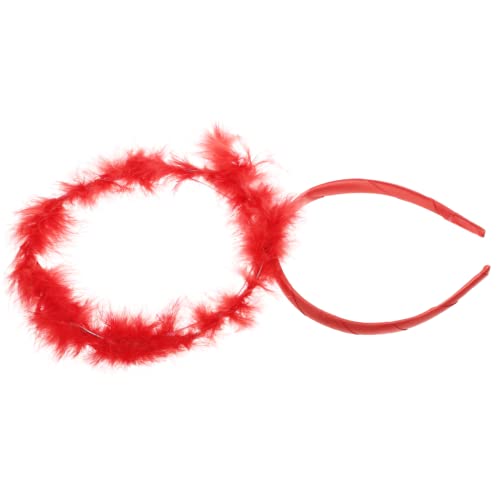 SOIMISS Kopfschmuck Haarreif Rotes Haarband für Erwachsene Cosplay Party Kostüm Zubehör für Halloween Karneval Bühnenauftritt SOIMISS Kopfschmuck Haarreif Rotes Haarband für Erwachsene Cosplay Party Kostüm Zubehör für Halloween Karneval Bühnenauftritt von SOIMISS