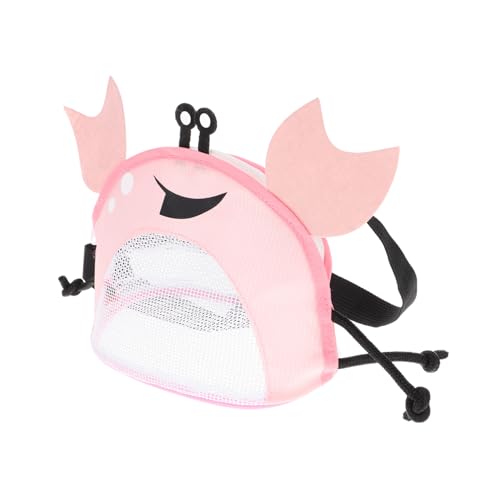 SOIMISS Krabbenförmige Kleine Netz strandtasche für Atmungsaktive Mesh Beach Bag mit Verstellbaren Trägern Transparentes Design für Muschelsammeln Vielseitig für Strand und Poolspaß SOIMISS Krabbenförmige Kleine Netz strandtasche für Atmungsaktive Mesh Beach Bag mit Verstellbaren Trägern Transparentes Design für Muschelsammeln Vielseitig für Strand und Poolspaß von SOIMISS