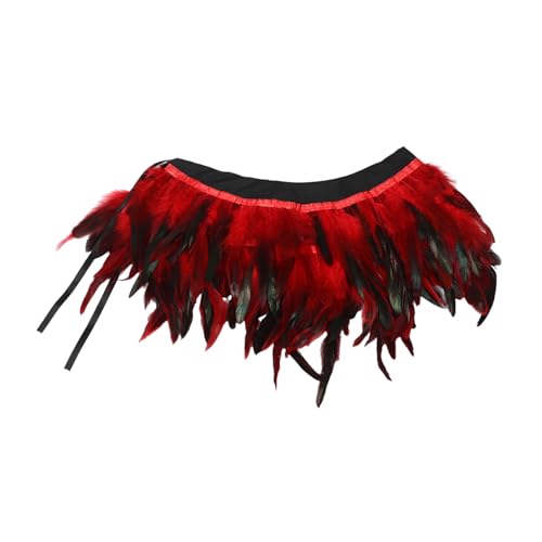 SOIMISS Luxuriöser Federschal-umhang Für Damen Halloween-kostüm-Accessoire Federkragen Für Besondere Anlässe von SOIMISS