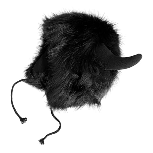 SOIMISS Cosplay-mütze Lustiger Hut Partyhut Ochsenhornmütze Aus Plüsch Warme Wintermütze Für Kaltes Wetter Schutz Vor Wind Und Kälte Für Kopf Und Ohren SOIMISS Cosplay-mütze Lustiger Hut Partyhut Ochsenhornmütze Aus Plüsch Warme Wintermütze Für Kaltes Wetter Schutz Vor Wind Und Kälte Für Kopf Und Ohren von SOIMISS