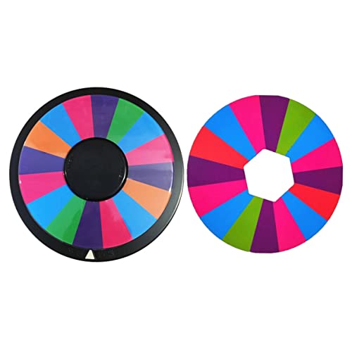 SOIMISS Ktv Trinkspiel Drehbares Felder Doppelseitiges Rotationsspiel Langlebiges Party Spielrad für Erwachsene Buntes Einfaches Trink Drehrad für Gesellige Runden von SOIMISS