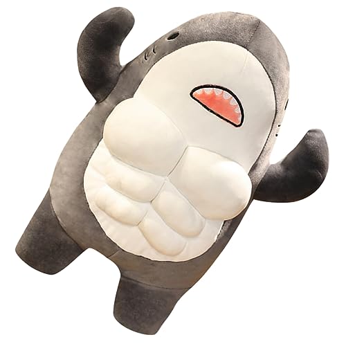 SOIMISS Kuschelmuskel Hai Plüschtier Weiches Stofftier für Mädchen Jungen Sofa Dekoration Kinderzimmer SOIMISS Kuschelmuskel Hai Plüschtier Weiches Stofftier für Mädchen Jungen Sofa Dekoration Kinderzimmer von SOIMISS