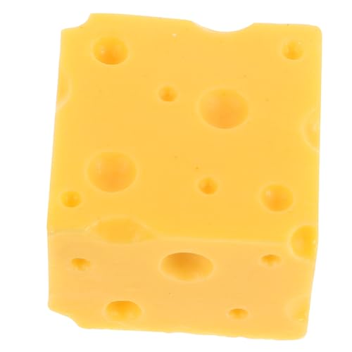 SOIMISS Lebensechtes Fake Cheese Modell Dreieckiges Käse Kunstkäse Attrappe für Food Shop Küchenfotografie Deko Requisiten Simulation Display Zubehör von SOIMISS
