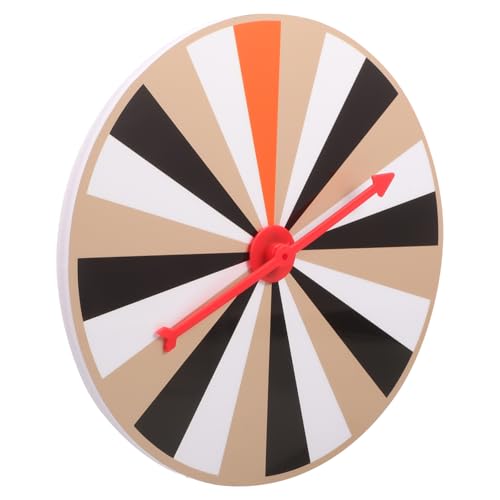 SOIMISS Lehrmittel für Plattenspieler Drehscheibe Partyspiel-Requisiten. Spielplatte rotierendes Gewinnrad Radständer Gaming-Rad Gewinnspielrad Rad-Spiel-Requisite das Rad PVC von SOIMISS