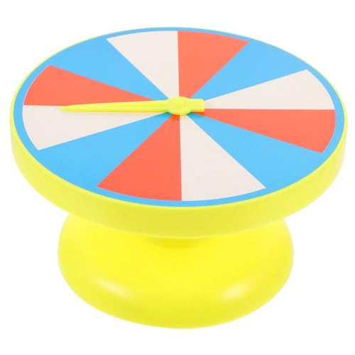 SOIMISS Leichtes Übungs Drehrad aus Kunststoff DIY Blanko Farbblock Würfel für Mathe Unterricht Langlebiges Praktisches als Party Game Prop und Lehrmittel für Wahrscheinlichkeitsprobleme von SOIMISS