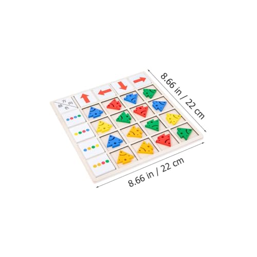 SOIMISS Lernspielzeug Holz Puzzle Farb Richtungserkennung für Eltern Junge Mädchen Interaktion Kognitive Entwicklung Geduld und Feinmotorik SOIMISS Lernspielzeug Holz Puzzle Farb Richtungserkennung für Eltern Junge Mädchen Interaktion Kognitive Entwicklung Geduld und Feinmotorik von SOIMISS