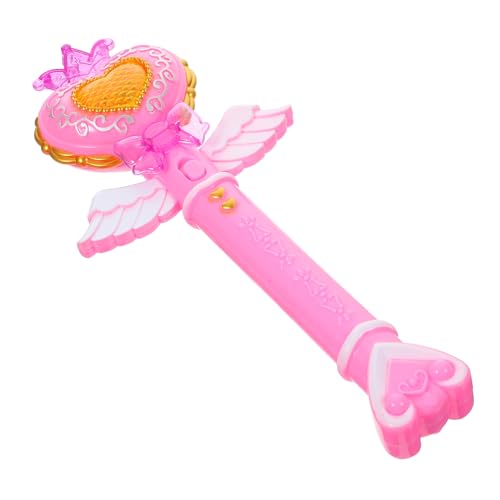 SOIMISS Leuchtender Herz Zauberstab LED Fairy Stick mit und Licht Leichtes Sicheres Kunststoffspielzeug für Geburtstagsfeiern und Bühnenauftritte Handlich und Hautfreundlich von SOIMISS