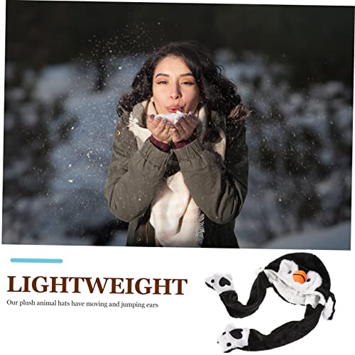SOIMISS Lustige Cartoon Pinguin Mütze mit Beweglichen Ohren Wärmende Plüsch Kopfbedeckung für Karneval Party Kostüm und Rollenspiel SOIMISS Lustige Cartoon Pinguin Mütze mit Beweglichen Ohren Wärmende Plüsch Kopfbedeckung für Karneval Party Kostüm und Rollenspiel von SOIMISS