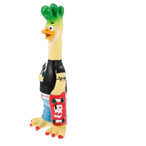 SOIMISS Lustiges Quietschendes Hühnerspielzeug für Hunde Stressabbau durch Drücken Realistische Schreihuhn Optik Kompakt für Partys Sowie Halloween Spaß von SOIMISS