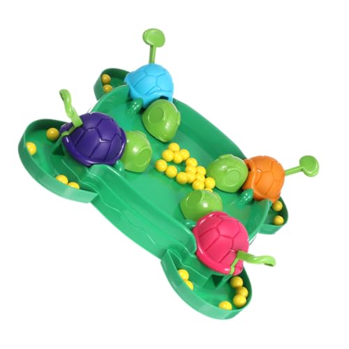 SOIMISS Lustiges Turtle Eating Beads Spiel Indoor Plastikspielzeug Interaktives Familien brettspiel Fördert Reaktion und Soziale Fähigkeiten für Jungen und Mädchen von SOIMISS