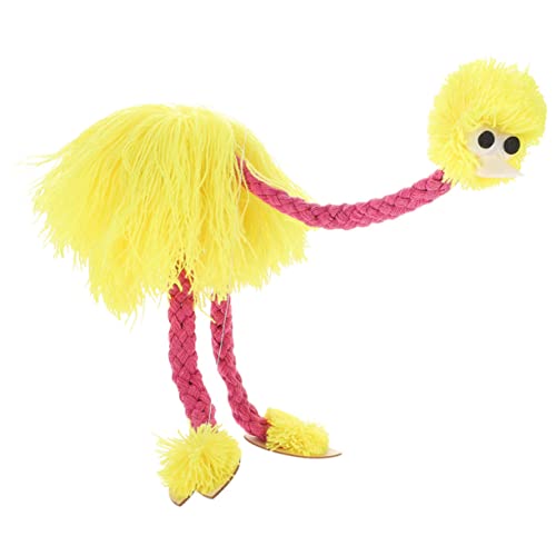 SOIMISS Marionette Tiere Puppe Figur Handwerk Kiefer Holz Gelb von SOIMISS