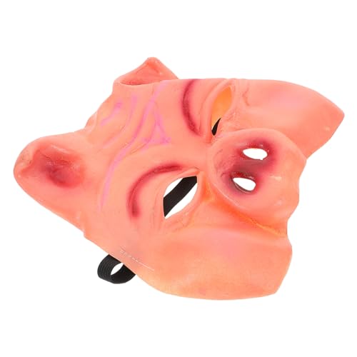 SOIMISS Maske Halloween Kleidung Kapuze Lampenschirm Schaumstoff Deko Schweinegesicht Kleidung Halloween Kostüm Tierkopf Kleidung Tierkleidung Gruselige Kleidung Kapuze Muschel Emulsion von SOIMISS