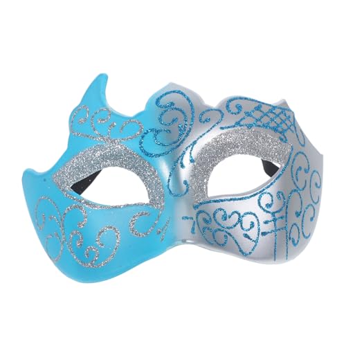SOIMISS Maske für Maskerade und Partys Halbseitige Bunte Cosplay Maske für Männer und Frauen Elegantes Kostümzubehör für Halloween und Karneval Leicht und Bequem für Einen Auffälligen von SOIMISS