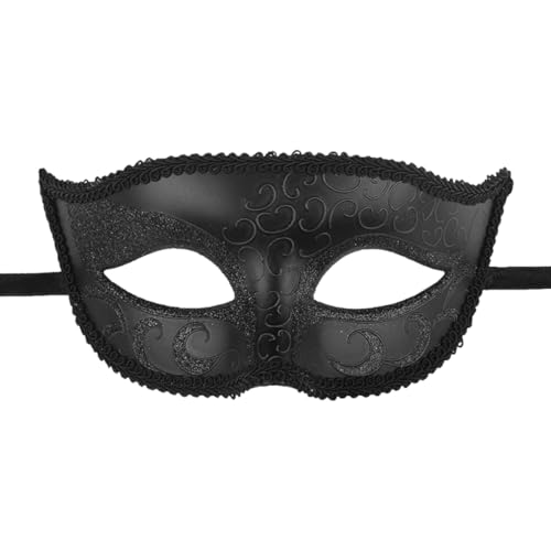 SOIMISS Masquerade Ball Mask für Frauen Elegante Halloween Halbmaske mit Feinem Muster für Karneval Cosplay und Festlichkeiten Bequeme und Stilvolle Partymaske für Besondere Anlässe von SOIMISS