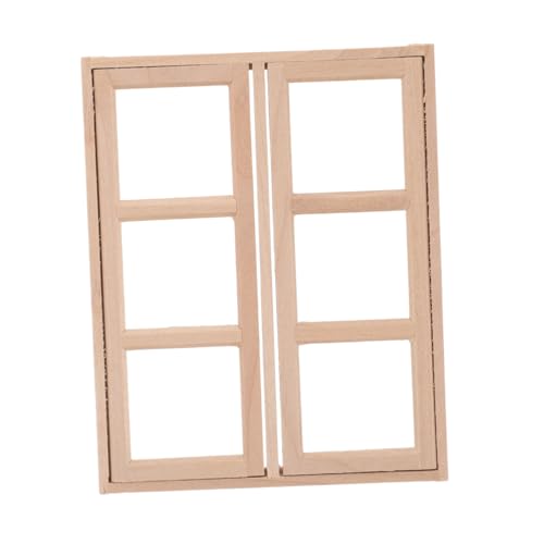 SOIMISS Maßstab Realistische Türen und Fenster für Miniatur Dekoration und DIY Projekte Robustes Holz für Puppenhausliebhaber SOIMISS Maßstab Realistische Türen und Fenster für Miniatur Dekoration und DIY Projekte Robustes Holz für Puppenhausliebhaber von SOIMISS