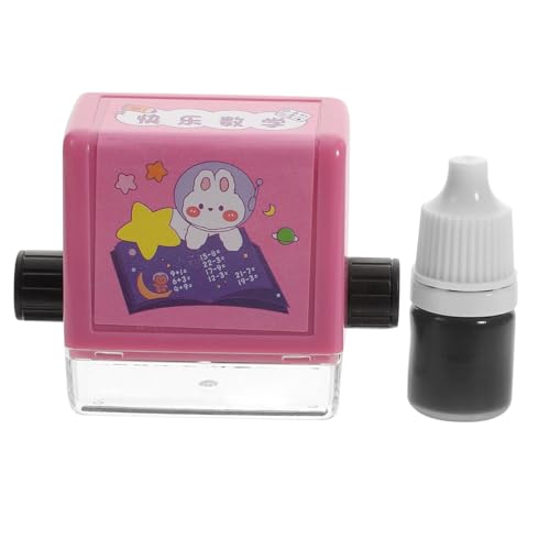 SOIMISS Mathematik Roller Stempel Division Automatischer Farbspender Kompakt Kleine Lernstempel Cartoon Mathe Hilfsmittel Vorschule von SOIMISS