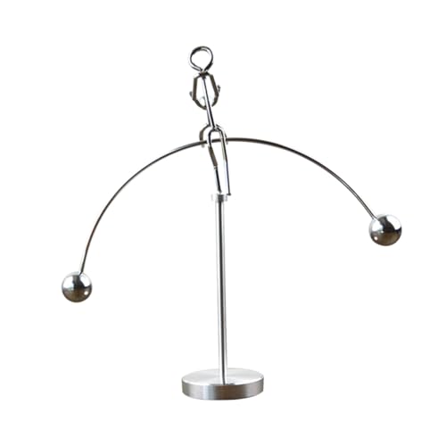 SOIMISS Metal Couple Balance Toy aus Rostfreiem Eisen und Aluminium Kreatives Kinetisches Physikspielzeug für Büro Schreibtischdekoration Dauerhafte Balance und Visuelles Erlebnis SOIMISS Metal Couple Balance Toy aus Rostfreiem Eisen und Aluminium Kreatives Kinetisches Physikspielzeug für Büro Schreibtischdekoration Dauerhafte Balance und Visuelles Erlebnis von SOIMISS