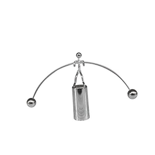 SOIMISS Metall Swing Gewichtheber Figur Schreibtischdekoration Kinetisches Balance Büro und Zuhause Geschenkidee Silber SOIMISS Metall Swing Gewichtheber Figur Schreibtischdekoration Kinetisches Balance Büro und Zuhause Geschenkidee Silber von SOIMISS