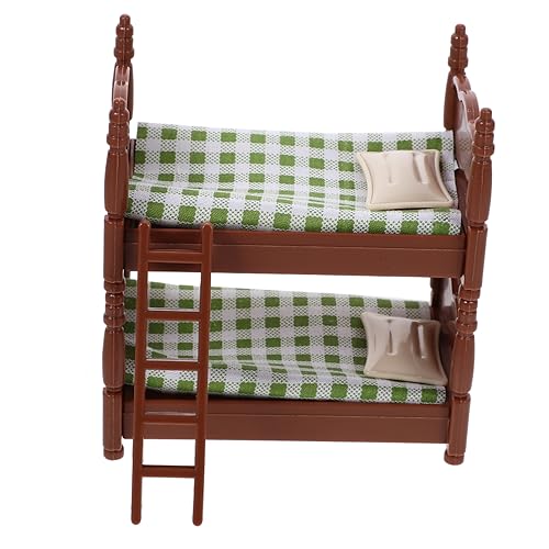 SOIMISS Mini-Etagenbett-Kinderspielzeug Mini Möbel Puppe Spielzeugbett Koje winzig für Toys hühner Miniatur-Etagenbettmodell Mini-Möbelmodell Plastik Green SOIMISS Mini-Etagenbett-Kinderspielzeug Mini Möbel Puppe Spielzeugbett Koje winzig für Toys hühner Miniatur-Etagenbettmodell Mini-Möbelmodell Plastik Green von SOIMISS