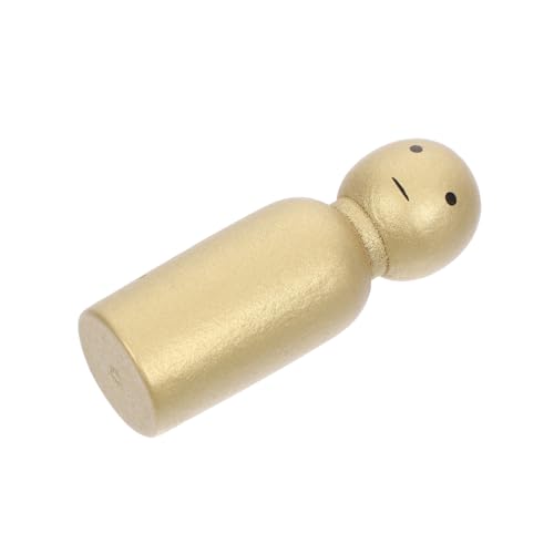 SOIMISS Mini Holzpuppe Modell Handarbeit Dekorative Figur für Mikro Landschaft DIY Basteln Puppenhaus Zubehör Goldener Junge aus von SOIMISS