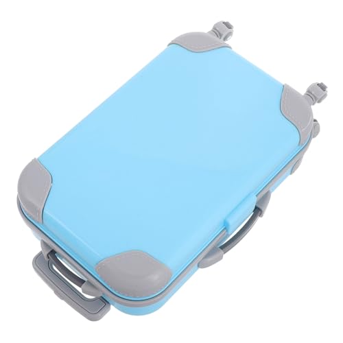 SOIMISS Mini Koffer Puppenhaus Zubehör Mini Trolley Koffer für Puppenleichtes Stilvolles Reisegepäck für Puppenkleidung und Accessoires von SOIMISS