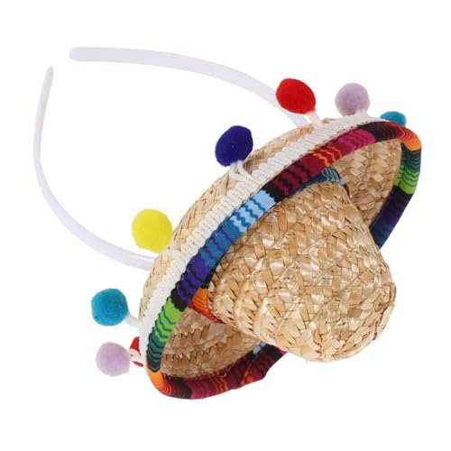 SOIMISS Mini Mexikanische Sombrero Haarreifen für Lustige Partyhüte für Mexikanische Themenfeiern Leicht und Bequem für Geburtstagsfeiern und Sommerveranstaltungen von SOIMISS