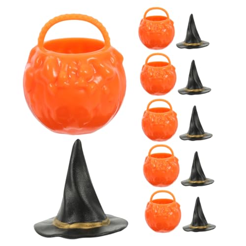 SOIMISS Mini Miniatur und Hexenhut Teilig Robuste Materialien Realistische Halloween Deko für DIY Puppenhaus Partydeko und Sammler von SOIMISS