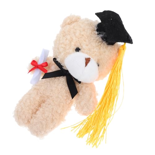 SOIMISS Mini Plüsch Abschlussbär mit Doktorhut Einzigartiges Kuscheltier für DIY Abschlussfeiern Weiches Plüschtier als Andenken für Graduierungen und Feiern für Persönliche Dekorationen SOIMISS Mini Plüsch Abschlussbär mit Doktorhut Einzigartiges Kuscheltier für DIY Abschlussfeiern Weiches Plüschtier als Andenken für Graduierungen und Feiern für Persönliche Dekorationen von SOIMISS