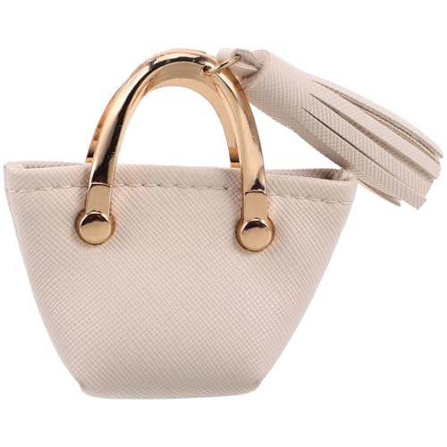 SOIMISS Mini Puppenhandtasche Weiß Weiches Modisches Accessoire zum Öffnen Funktionale Mini Clutch für Puppenkleidung und Stilvoller Schmuckbeutel für Puppenhaus dekor von SOIMISS