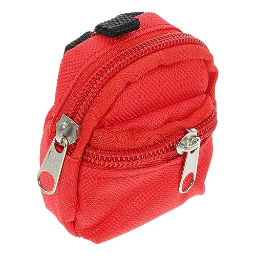 SOIMISS Mini Rucksack für Puppen Deko Rucksack für Puppenhaus Langlebiges Modell Perfektes Zubehör für DIY Projekte und Mini Landschaften für Kreative von SOIMISS