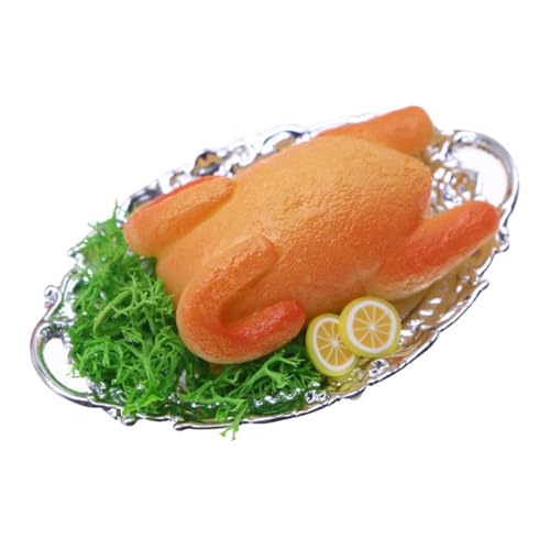 SOIMISS Mini-gebratenes-hähnchen-Modell Für Puppenhäuser Simulations-Lebensmittel-Accessoire Für Küchen-Dekoration Fantasievolle Spielzeuge Für Junge Mädchen von SOIMISS
