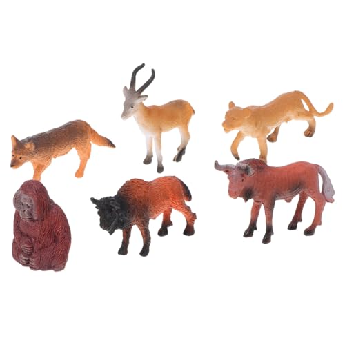 SOIMISS Miniatur Afrikanische Landschaft 6 Stücke Tier Lebensechte Harz Spielzeug Für Wohnkultur SOIMISS Miniatur Afrikanische Landschaft 6 Stücke Tier Lebensechte Harz Spielzeug Für Wohnkultur von SOIMISS