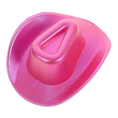 SOIMISS Miniatur Cowboyhut Puppenzubehör DIY Accessoire Mini Hut für Puppen Farbverlauf Pink Einzeln Leicht Partydeko Niedlich von SOIMISS