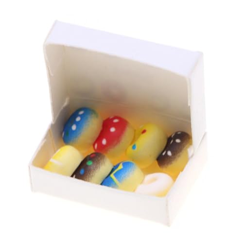 SOIMISS Miniatur Donut Realistisch Texturiert Detailgetreu Handgefertigt Miniatur Dessert für Puppenhausküche Mikro Landschaft DIY für Kreative Rollenspiele SOIMISS Miniatur Donut Realistisch Texturiert Detailgetreu Handgefertigt Miniatur Dessert für Puppenhausküche Mikro Landschaft DIY für Kreative Rollenspiele von SOIMISS