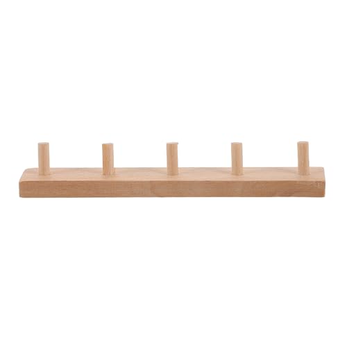 SOIMISS Miniatur Holzhaken für Puppenhaus Dekoration Realistisches Zubehör Langlebige Wandhaken Einfache Installation Puppenhaus Hakenmodell für Kreative von SOIMISS