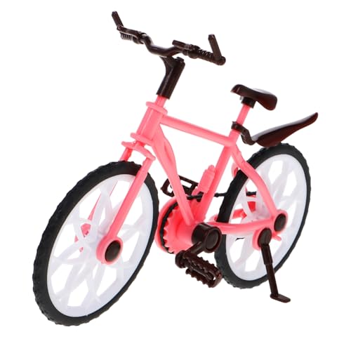 SOIMISS Miniatur Prinzessin Fahrrad Modell für Detailliertes Finger Bike Ornament Tragbar und Abnehmbar für Puppenhaus Dekoration und Fantasievolles Spiel von SOIMISS