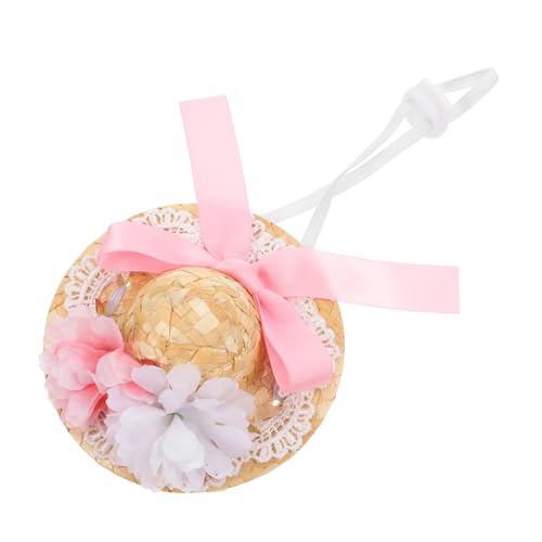 SOIMISS Miniatur Puppen Hut mit Dekoration Sommer Hut für Puppen Leicht und Robust mit Bowknot und Kunstblume Durchmesser Zubehör und Rollenspiele SOIMISS Miniatur Puppen Hut mit Dekoration Sommer Hut für Puppen Leicht und Robust mit Bowknot und Kunstblume Durchmesser Zubehör und Rollenspiele von SOIMISS
