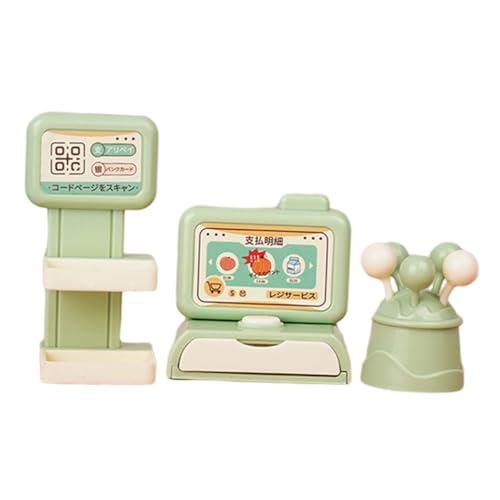SOIMISS Miniatur Registrierkasse Realistisches Kassenmodell Handliches Cash Register für Puppenhaus Pädagogisches für Robust und Detailreich Gestaltet von SOIMISS