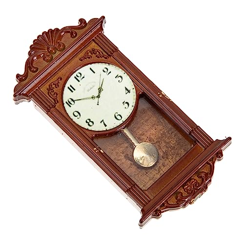 SOIMISS Miniatur Vintage Römeruhr Puppenhausspielzeug Für Puppenmöbel Mini Uhren Miniaturmöbel Puppenhausmöbel Miniaturuhr Miniaturspielzeug Metall von SOIMISS