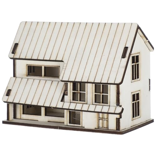 SOIMISS Miniaturhaus Bausatz aus Holz für Erwachsene Unfertiges Modell für Dekoration Bastelprojekt für Mikrolandschaften Beige SOIMISS Miniaturhaus Bausatz aus Holz für Erwachsene Unfertiges Modell für Dekoration Bastelprojekt für Mikrolandschaften Beige von SOIMISS