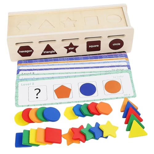 SOIMISS Montessori Holzspielzeug für Kleinkinder Teiliges Farbiges Formensortierspiel Pädagogisches Motorikspielzeug Konzentration und Geduld Kinderfreundlich Glatte Kanten SOIMISS Montessori Holzspielzeug für Kleinkinder Teiliges Farbiges Formensortierspiel Pädagogisches Motorikspielzeug Konzentration und Geduld Kinderfreundlich Glatte Kanten von SOIMISS