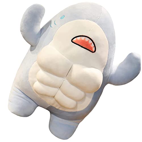SOIMISS Muskel Shark Kuscheltier Weiches Plüschtier Mit Realistischen Augen Und Zähnen Komfortables Schlaf Und Dekokissen Für Mädchen Wohnzimmer SOIMISS Muskel Shark Kuscheltier Weiches Plüschtier Mit Realistischen Augen Und Zähnen Komfortables Schlaf Und Dekokissen Für Mädchen Wohnzimmer von SOIMISS