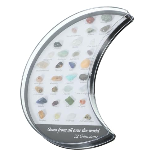 SOIMISS Natürliche Mineralsteine Teilig Unregelmäßige Steinproben Polierte Mineralien Desktop Dekoration Geologische Lehrmaterialien Sammlerstücke von SOIMISS