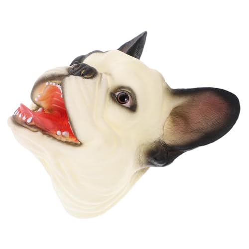 SOIMISS Niedliche Handpuppe Französische Bulldogge Handspielzeug für Erwachsene Interaktives Lernspielzeug Kreatives Rollenspiel Geburtstagsgeschenk für Vorschulalter von SOIMISS