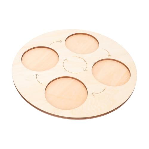 SOIMISS Pädagogisches Tierwachstumszyklus Modell Montessori Lernspielzeug mit Segmenten Naturgetreues Holztablett für Vorschulkinder zur Beobachtung von Lebenszyklen für Jungen und von SOIMISS